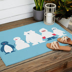Winter friends Outdoor Rug Gallery Image 2