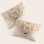 Good Fortune Gal - Neutral & Black Pillow Sham Gallery Image 3