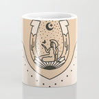 Good Fortune Gal - Neutral & Black Coffee Mug Gallery Image 4