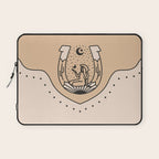 Good Fortune Gal - Neutral & Black Laptop Sleeve Gallery Image 1