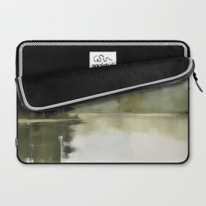 Sage Forest Lake Laptop Sleeve Gallery Image 2