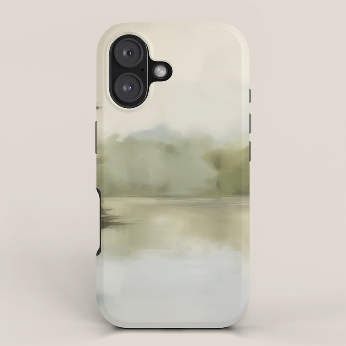Sage Forest Lake iPhone Case Gallery Image 1