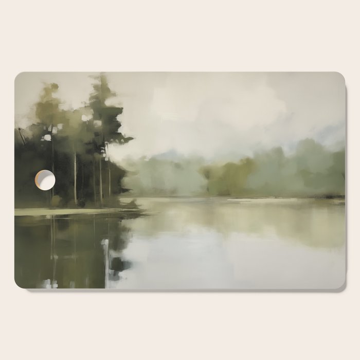 Sage Forest Lake Cutting Board Gallery Image 1