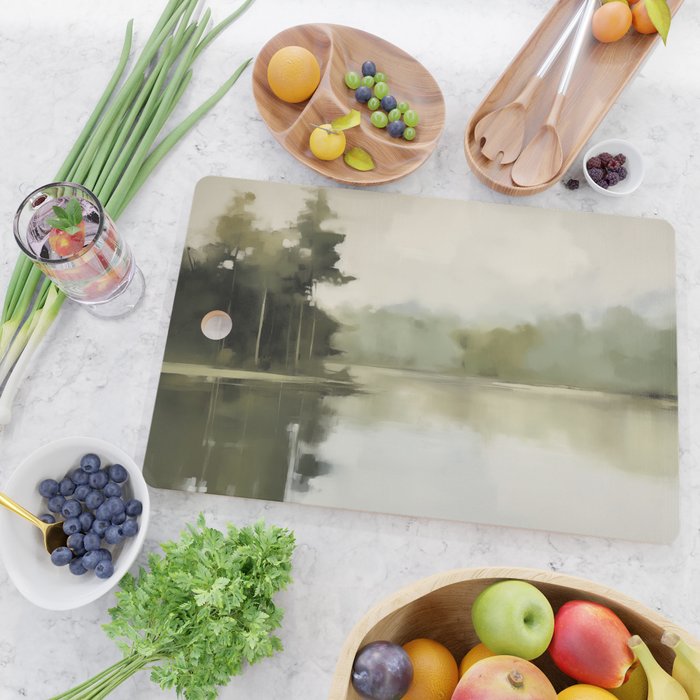 Sage Forest Lake Cutting Board Gallery Image 2