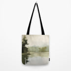 Sage Forest Lake Tote Bag Gallery Image 2