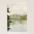 Sage Forest Lake Stationery Card Gallery Image 2