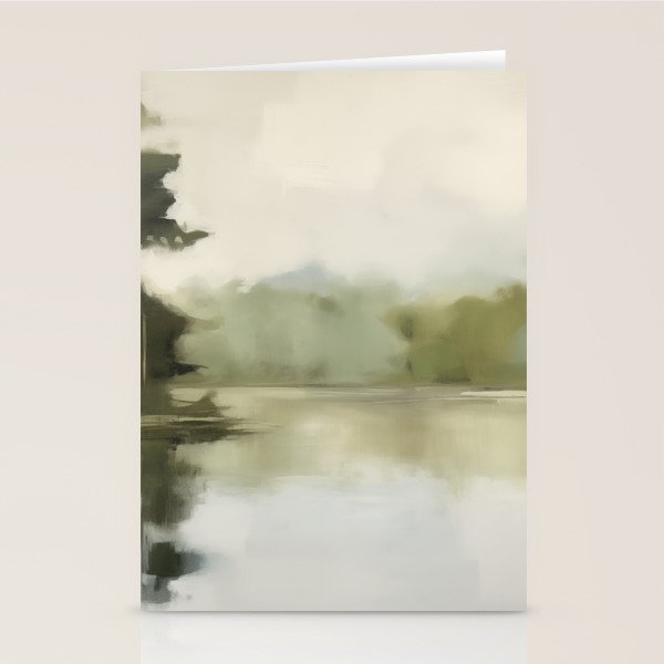 Sage Forest Lake Stationery Card Gallery Image 2