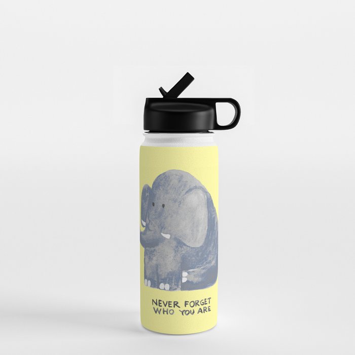 Elephant never forgets Water Bottle Gallery Image 1
