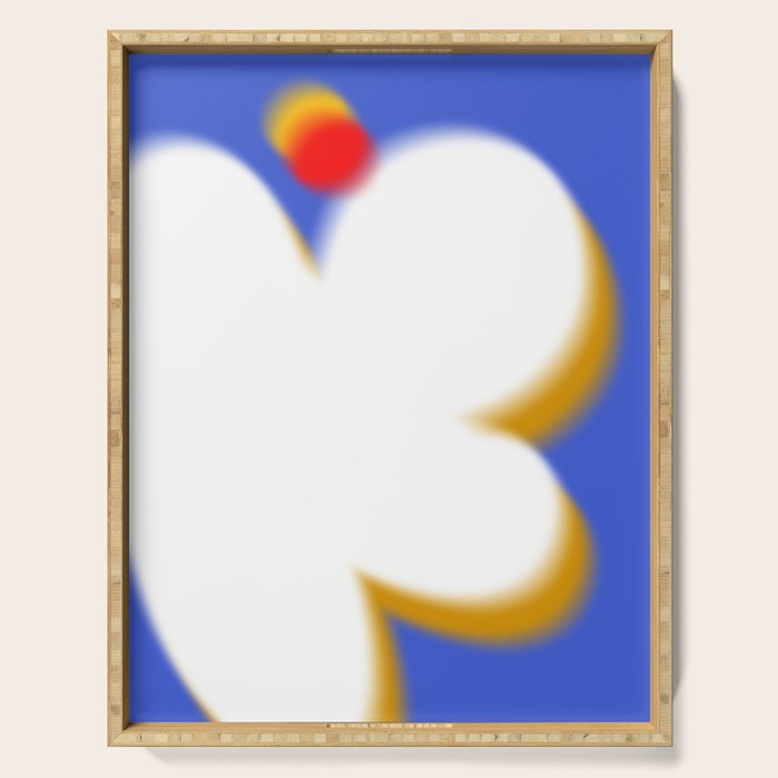 June002 - modern abstract shapes Serving Tray Gallery Image 1