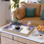 June002 - modern abstract shapes Serving Tray Gallery Image 2