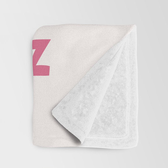 ABC alphabet art Throw Blanket Gallery Image 3