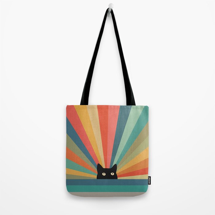 Cat Landscape 165C Tote Bag Gallery Image 2