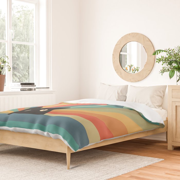 Cat Landscape 165C Duvet Cover Gallery Image 2