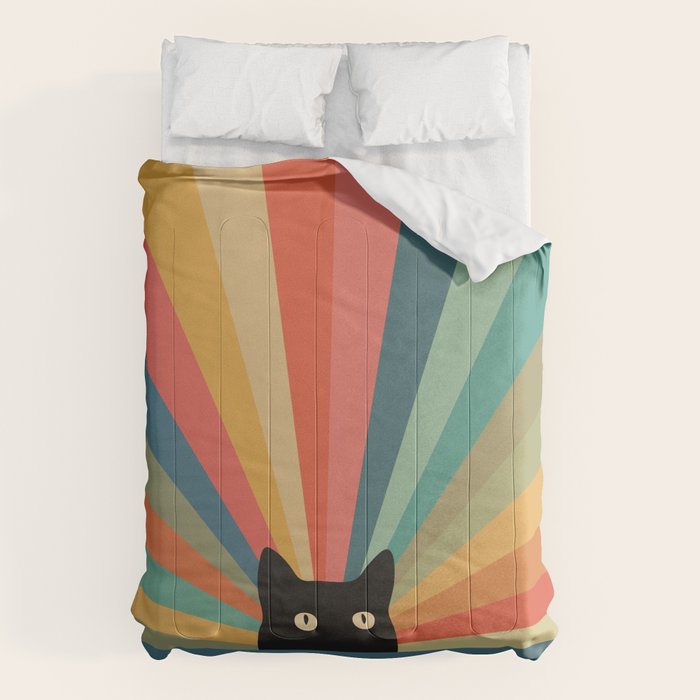 Cat Landscape 165C Comforter Gallery Image 1