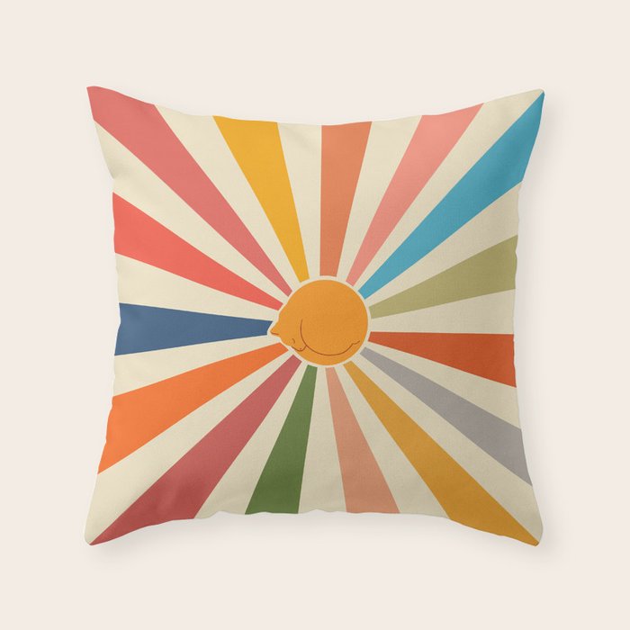 Cat Landscape 47 Throw Pillow Gallery Image 6