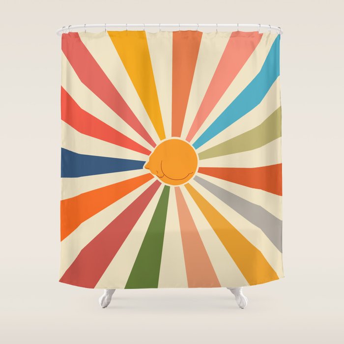 Cat Landscape 47 Shower Curtain Gallery Image 1