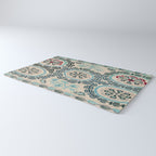 Ferghana Suzani  Northeast Uzbekistan Embroidery Print Rug Gallery Image 3