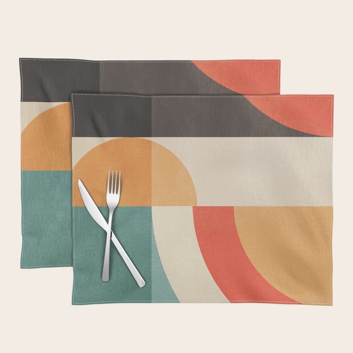 geometric abstract 20 Placemat Gallery Image 1