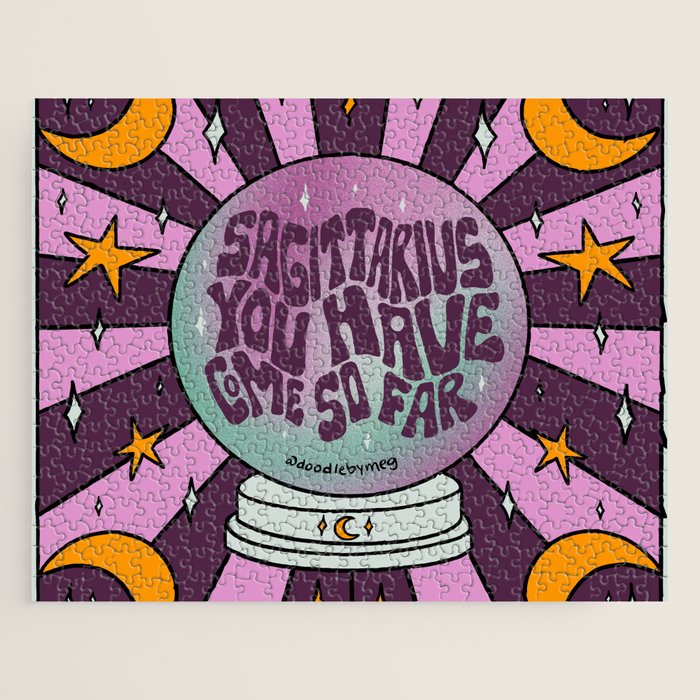 Sagittarius Crystal Ball Jigsaw Puzzle Gallery Image 1