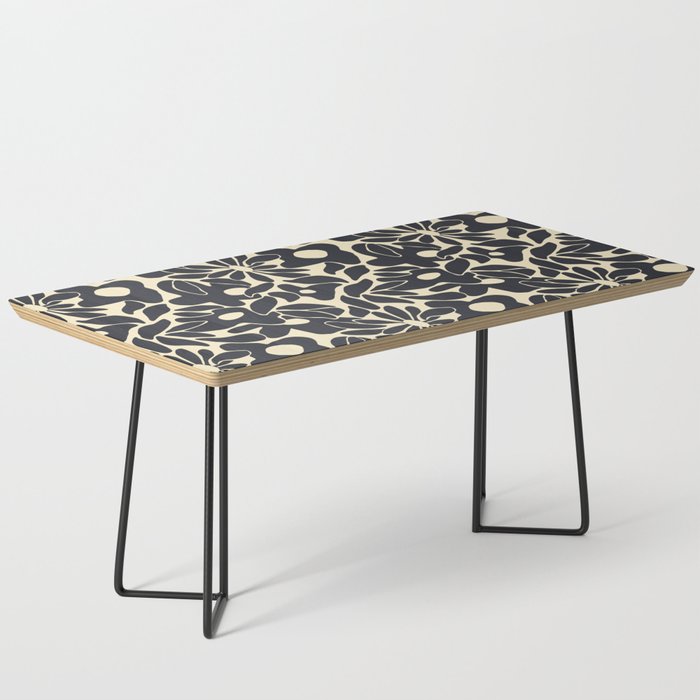 Abstract vintage flower art pattern Coffee Table Gallery Image 1