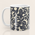 Abstract vintage flower art pattern Coffee Mug Gallery Image 3