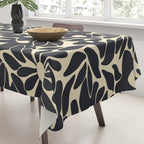 Abstract vintage flower art pattern Tablecloth Gallery Image 3