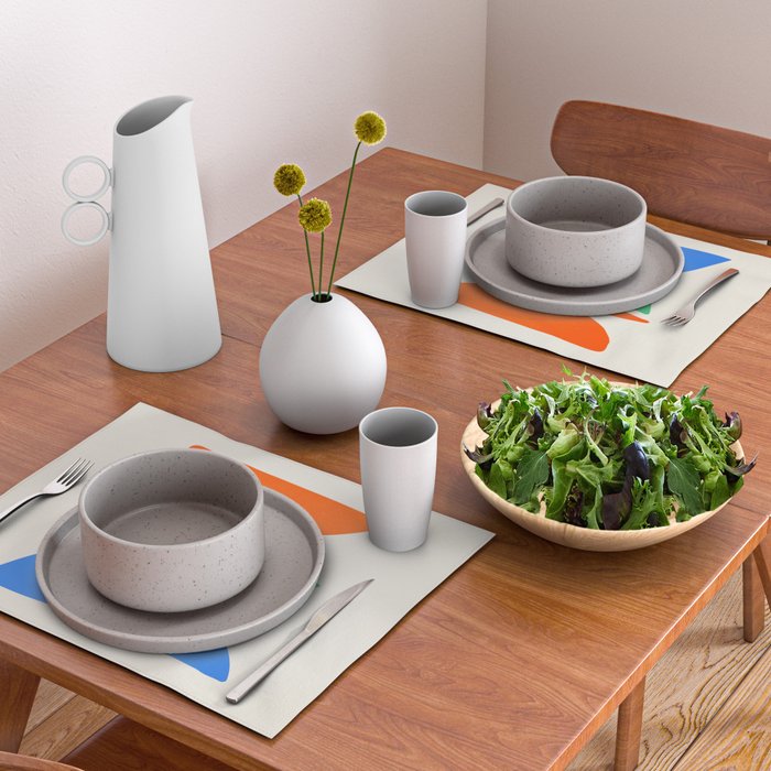 Stacked Stones: Mid Century Abstraction Placemat Gallery Image 2