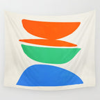 Stacked Stones: Mid Century Abstraction Wall Tapestry Gallery Image 4