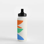 Stacked Stones: Mid Century Abstraction Water Bottle Gallery Image 2