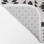 GEO PANEL WHITE Bath Mat Gallery Image 2