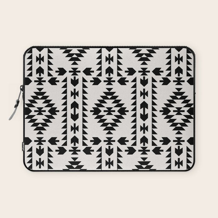 GEO PANEL WHITE Laptop Sleeve Gallery Image 1