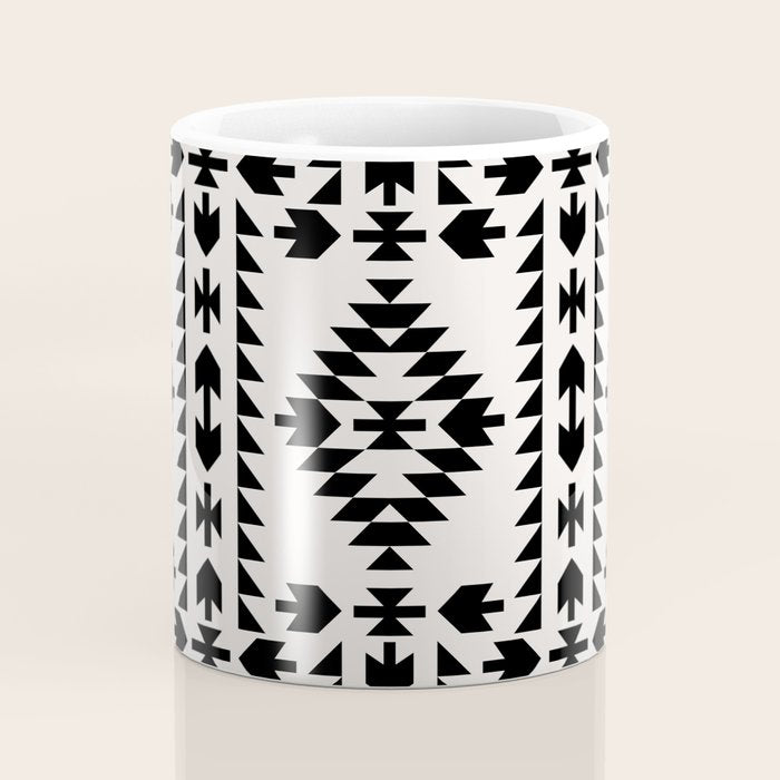 GEO PANEL WHITE Coffee Mug Gallery Image 4