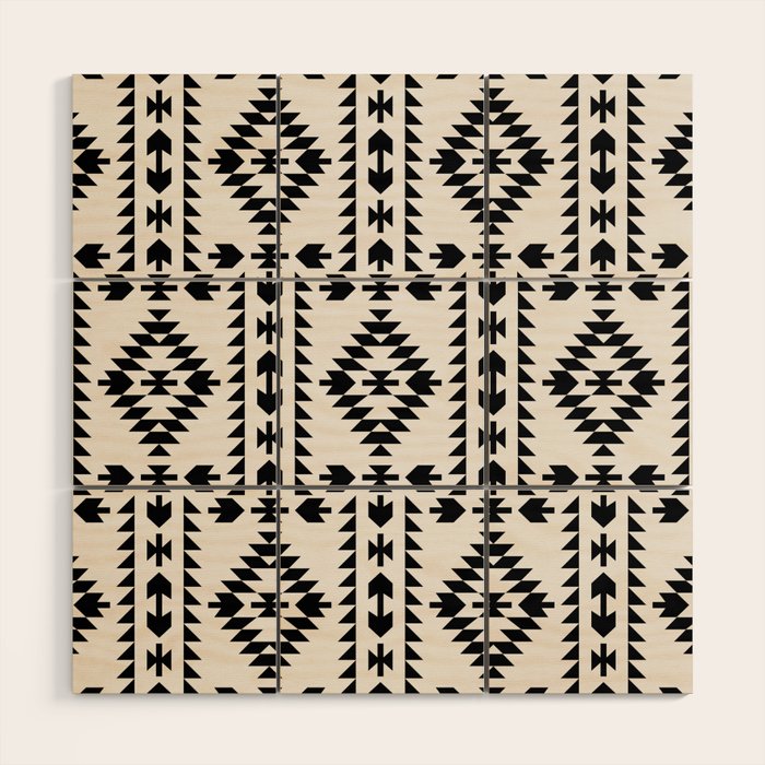 GEO PANEL WHITE Wood Wall Art Gallery Image 1
