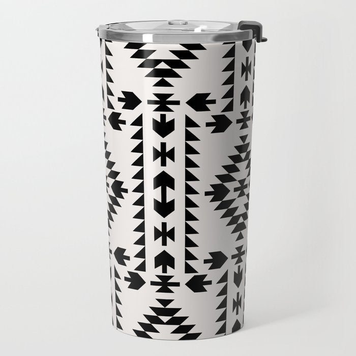GEO PANEL WHITE Travel Mug Gallery Image 2