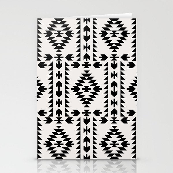 GEO PANEL WHITE Stationery Card Gallery Image 2