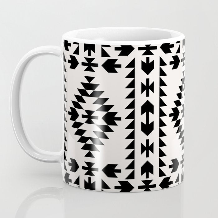 GEO PANEL WHITE Coffee Mug Gallery Image 3