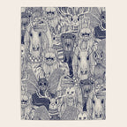 cryptid crowd blue off white Poster Gallery Image 4