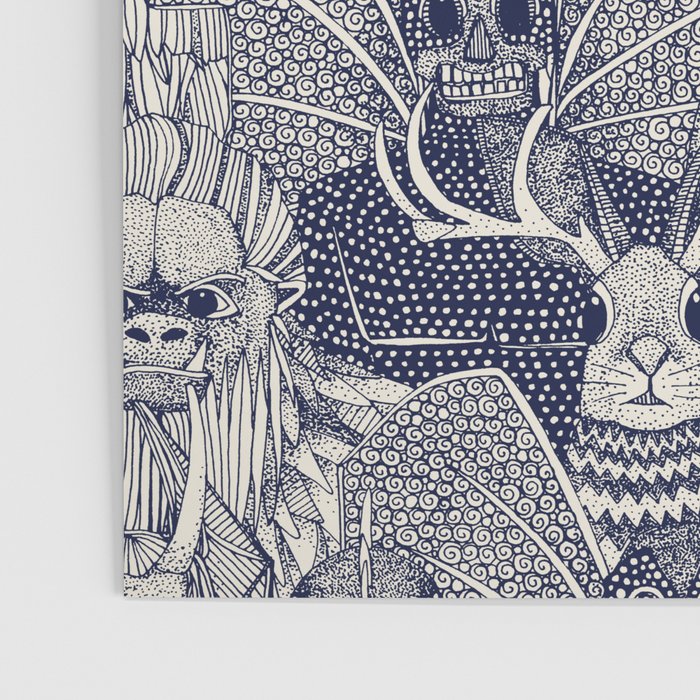 cryptid crowd blue off white Poster Gallery Image 3
