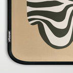 Retro flowerpot with stripe  Laptop Sleeve Gallery Image 3
