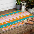 confetti paper Outdoor Rug Gallery Image 2