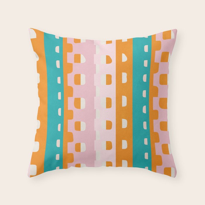 confetti paper Throw Pillow Gallery Image 1