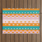 confetti paper Outdoor Rug Gallery Image 1