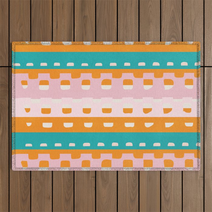 confetti paper Outdoor Rug Gallery Image 1