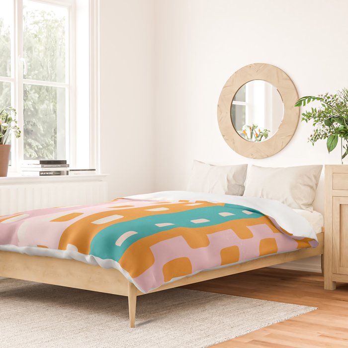 confetti paper Duvet Cover Gallery Image 2