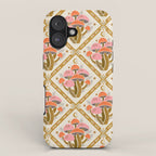 Mushrooms and Moons - Light iPhone Case Gallery Image 1