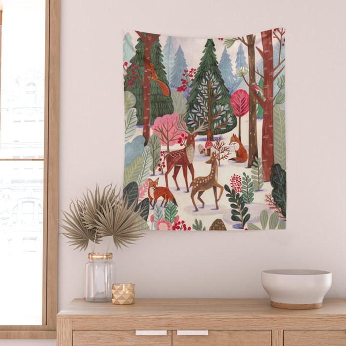 Heart of the forest Wall Tapestry Gallery Image 2