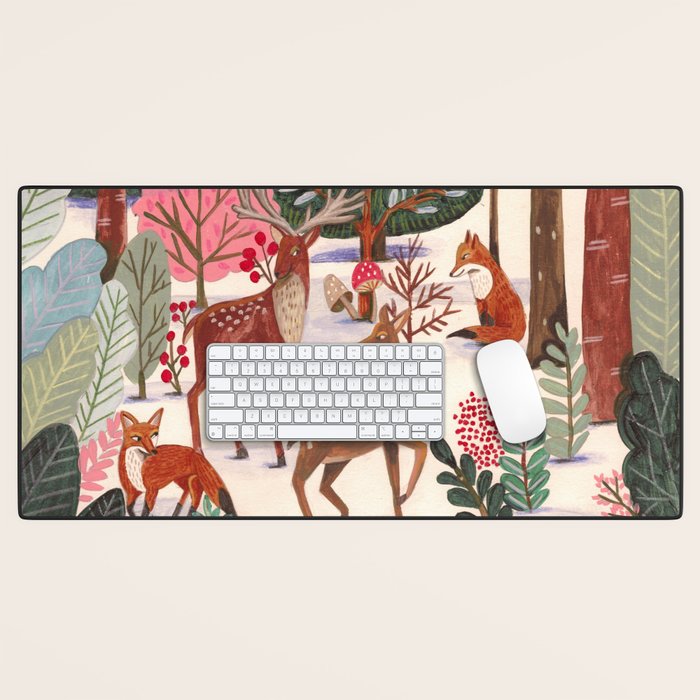 Heart of the forest Desk Mat Gallery Image 1