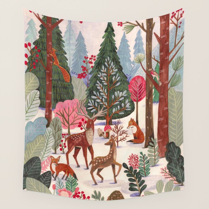 Heart of the forest Wall Tapestry Gallery Image 1