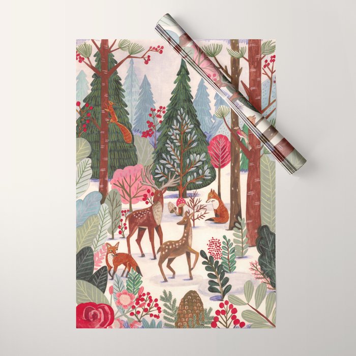 Heart of the forest Wrapping Paper Gallery Image 1