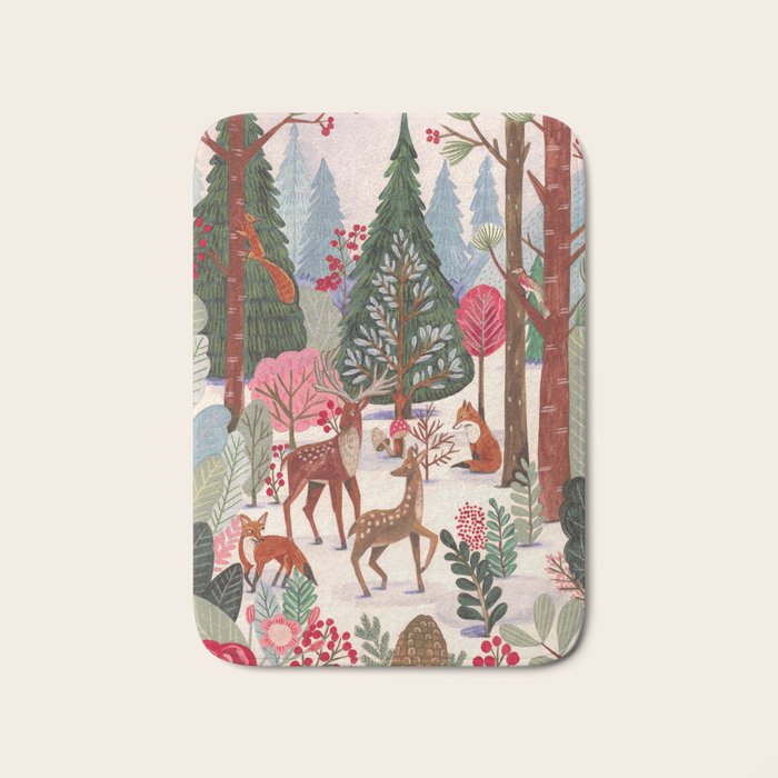 Heart of the forest Bath Mat Gallery Image 1